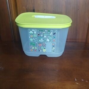 New Tupperware Fruit And Vegetables KeeperGreen and Clear Food Storage Container